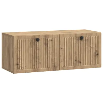 vidaXL Omarica za TV, ki jo lahko montiraš na steno Artisan hrast