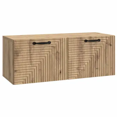 vidaXL Omarica za TV, ki jo lahko montiraš na steno Artisan hrast