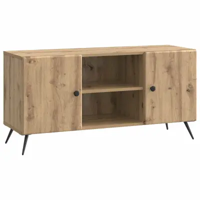 vidaXL TV omarica Artisan hrast 102 x 34,5 x 50 cm Inženirski les