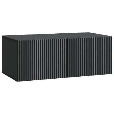vidaXL Omarica za TV, ki jo lahko montiraš na steno Črna