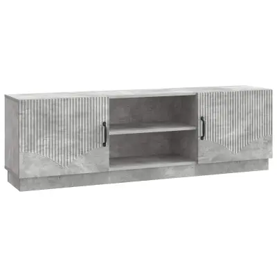 vidaXL TV omarica Betonsko siva 150 x 31 x 47 cm Inženirski les