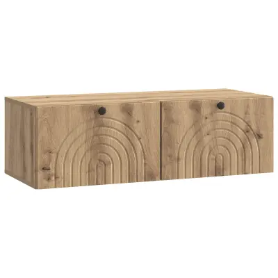 vidaXL Omarica za TV, ki jo lahko montiraš na steno Artisan hrast