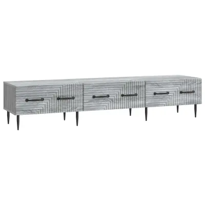 vidaXL TV omarica Siva Sonoma 147 x 34,5 x 30 cm Inženirski les
