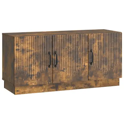 vidaXL TV omarica Dimljen hrast 99 x 34,5 x 47 cm Inženirski les