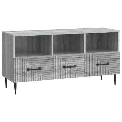 vidaXL TV omarica Siva Sonoma 102 x 34,5 x 50 cm Inženirski les