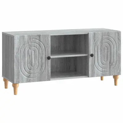 vidaXL TV omarica Siva Sonoma 102 x 34,5 x 50 cm Inženirski les