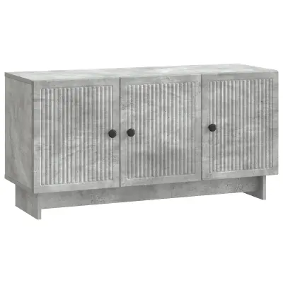 vidaXL TV omarica Betonsko siva 99 x 34,5 x 50 cm Inženirski les