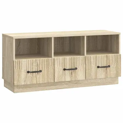 vidaXL TV omarica Sonoma hrast 102 x 34,5 x 47 cm Inženirski les