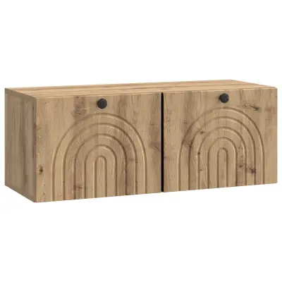vidaXL Omarica za TV, ki jo lahko montiraš na steno Artisan hrast
