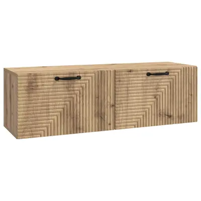 vidaXL Omarica za TV, ki jo lahko montiraš na steno Artisan hrast