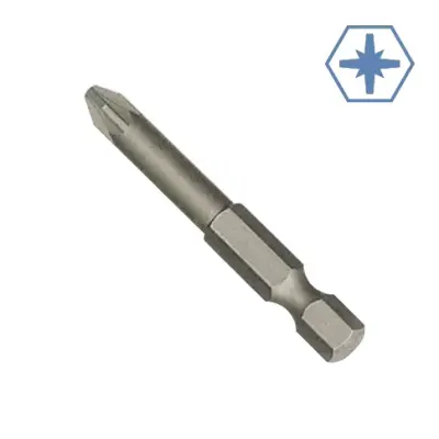 Industrijski bit PZ1 50mm iz S2 jekla za profesionalno vijačenje s 1/4 palčnim nastavkom