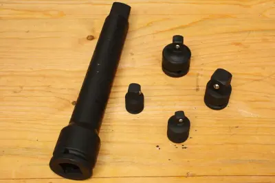 Podaljšek za udarni vijačnik 3/4 na 1 col, 250mm Cr-Mo jeklo za profesionalno uporabo