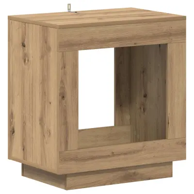 vidaXL Stranska miza Obrtni Hrast 60 x 40 x 65 cm Konstruirano leseno