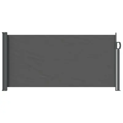 vidaXL Zložljivo stransko senčilo Antracit 300 x 100 cm Poliester