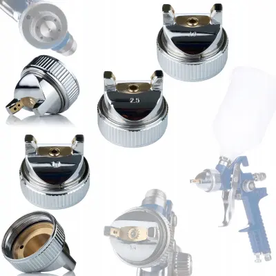 Set 3 Šob Za Barvno Pištolo HVLP – Mosiđ, Protikorozijska, 1.7 2.0 2.5 Mm | Za Pištolo MFHV-6QDM K1VT-3N7A XXMK-KIFE D1EV-8FJS