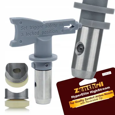 Model 529 Šoba Za Airless Brizgalno Napravo Zenthril – Visokotlačna, Širina 25 Cm, Primer 0.029", Up To 345 Bar