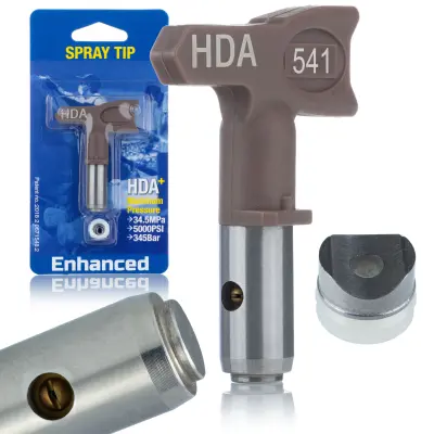 HDA+ 541 Šoba Za Airless Brizgalno Napravo – Širina 25 Cm, Nikljan Material, Visoka Natančnost | Združljivo Z Graco, Wagner