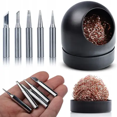 Set 5 Grotov 900M – Grot Za Spajkalnik, Visoka Kakovost, Kompatibilen Z WEP, Yihua, 936, 858D+ | Dolžina 26 Mm, Premer 6 Mm