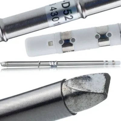 T12-D52 Spajkalni Nasvet – Integrirana Grelnika In Senzor, Hitro Segrevanje 300°C | Kompatibilen With Vsemi T12 Postajami