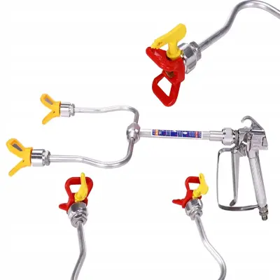 Twinspray Steelpro 7/8 – Dvojna Brizgalna Cev Airless | Nerjaveče Jeklo, Navoj 7/8", Za Airless Pištole