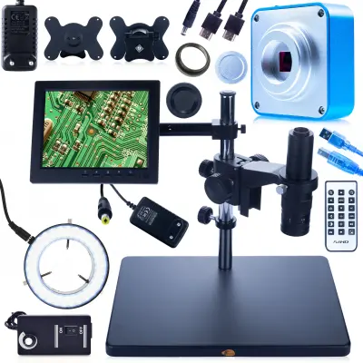 Digitalni Mikroskop Earth Pro MCEP-0.5X – Zoom 7-45x, C-Mount 25 Mm, Delovni Razmik 100-150 Mm | Kamera Planets PRO Scorpius PRO HDMI USBI