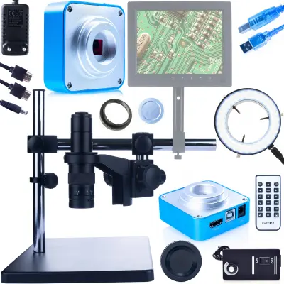 Digitalni Mikroskop Earth Pro MCEP-0.5X-PZRR – Nastavljivo Roko, Zoom 7-45x, C-Mount 25mm | Visoka Kakovost Optike