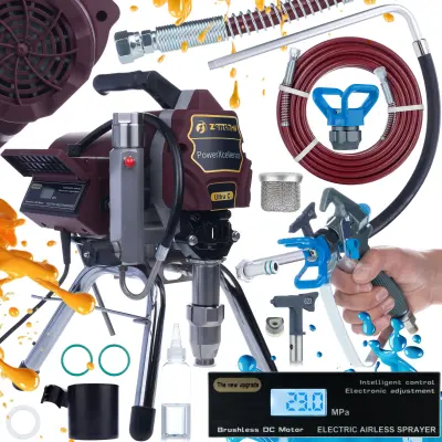 Ultra C Lakirna Enota – 3000 W, 20 Mpa, 3,5 L/Min, Brezkrtačni Motor, LCD, Serija Powerxcellence