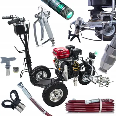 Cestni Označevalec Powerxcellence Vector M - Bencinski, 7P, 23 Mpa, 0,021", 2,2 L/Min, 15 M Cev | Za Cestne Označbe, Parkirišča In Dvorane