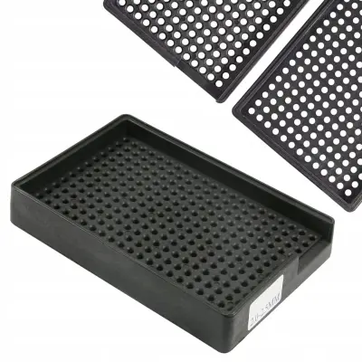 Antistatična ESD Pladenj Za Vijake 2-2.5 Mm – 273 Odtokov, V-Oblikovani Luknje, Trajen Material | Za Elektroniko In Servis