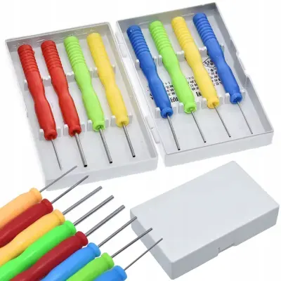 Pinex Prokit 8 – Set Igel Za Odvijanje Spajk | Nerjaveče Jeklo, 8 Kos, Case, Velikosti 0,8–2,0 Mm, Servis Elektronike