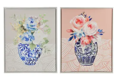 Komplet stenskih slik Prima Inga INGA 40x50 cm roza/modra 2 kos