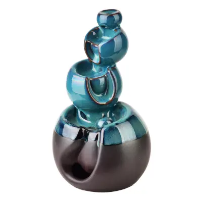 Kadilski gorilnik keramika MONDEX Backflow 7x7x17 cm nevtralna 1 kos