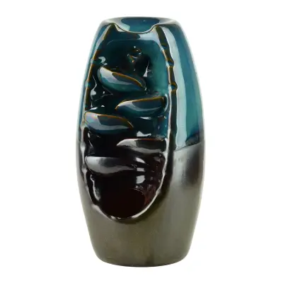 Backflow gorilnik za kadila keramika Mondex Backflow 8x8x18 cm nevtralna 1 kos