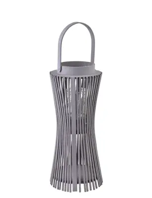 Lanterna vrbovo protje/les Lucie LUCIE 19x19x42/58 cm vijolično-siva 1 kos