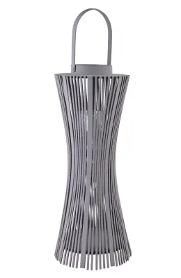 Lanterna protje in les Lucie LUCIE 24x24x63/82 cm vijolično-siva 1 kos