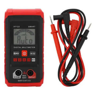 Digitalni brezstični merilnik napetosti AC/DC z LCD zaslonom, samodejnim zaznavanjem in delovno LED lučko | AMPTRON