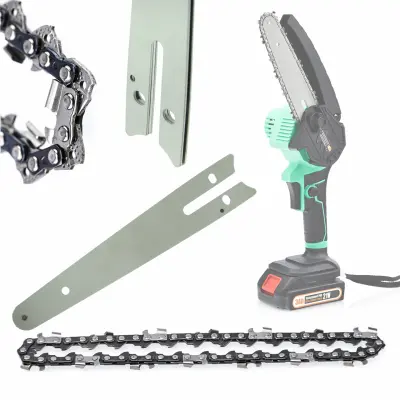 Set 12" Brizgalna Cev In 2x Brizgalni Verižnik – Visokokakovostna Jekla, 3/8" Korak, 1.3 Mm Žleb | Za Električno Žago Rosfix RP21V, RS11