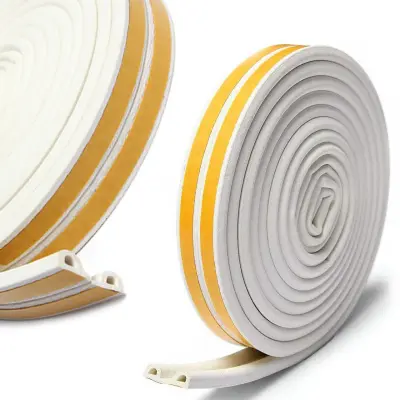 Samolepilni Pečat Tip P – Elastična EVA Pena, 9x6 Mm, Zaščita Pred Hladom In Prahom