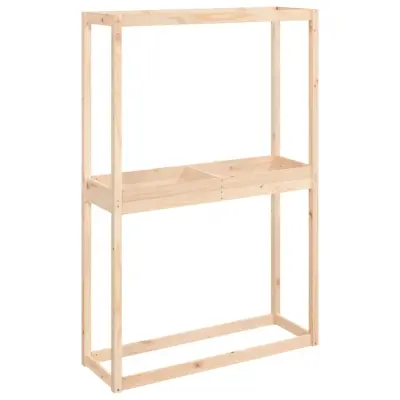 vidaXL Regal za pnevmatike 120x40x180 cm trdna borovina