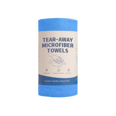 Kuhinjska mikrovlakenska brisača na roli 25x25cm, 20 kosov Blue