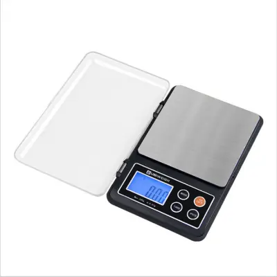 Natančna elektronska kuhinjska tehtnica 2kg/0.1g, kompakten dizajn