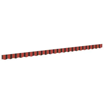 vidaXL Zaslon tende večbarvno 480 x 20 cm Platno