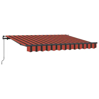 vidaXL Retraktilna tenda Oranžna 300 x 200 cm blago