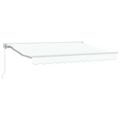 vidaXL Okvir tende Bela 250 x 200 cm Poliester s PU premazom