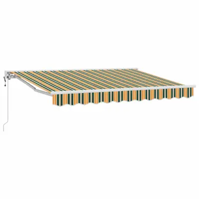 vidaXL Okvir tende Zelena in Rumena 250 x 200 cm