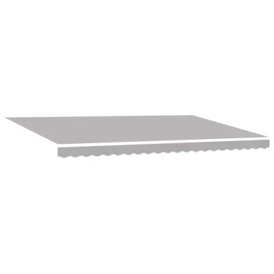 vidaXL Nadomestno platno za tendo Svetlo siva 480 x 295 cm Poliester