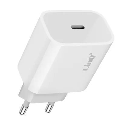 LinQ, Omrežni polnilec USB-C 20W, Bela