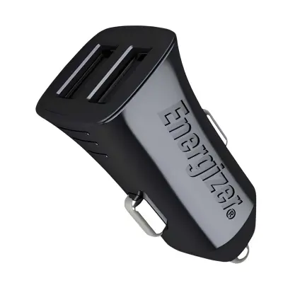 ENERGIZER, Avtopolnilec dvojni USB-A 12W model Classic, Črna