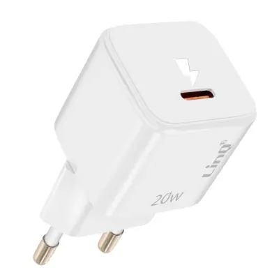 LinQ, Kompakten 20W učinkovit polnilnik USB-C Power Delivery, Bela