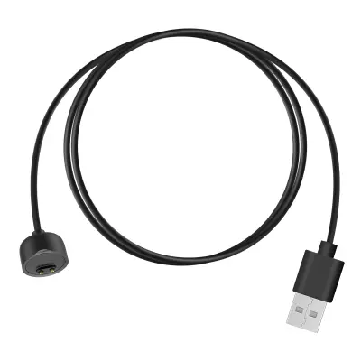 Polnilec za pametno uro za Xiaomi Mi Smart Band 5 / 6 / 7 Magnetni polnilec Povezana ura, Črna